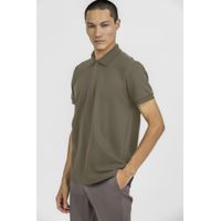 Camiseta Polo Piquet Suedine Egipicio K&J Kaki PO24516