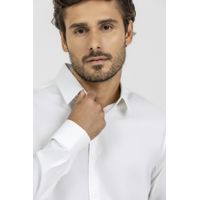 Camisa King e Joe M/L Social c/ elastano Branco CS00201