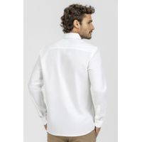 Camisa King e Joe M/L Social c/ elastano Branco CS00201