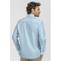 Camisa King e Joe M/L Social c/ elastano Azul CS00201