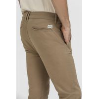 Calça em Sarja Slim King e Joe Ocre CL00111