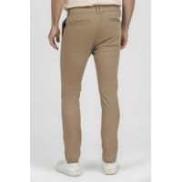 Calça em Sarja Slim King e Joe Ocre CL00111