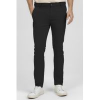 Calça em Sarja Slim King e Joe Preto CL00111