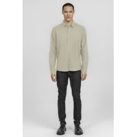 Camisa King e Joe M/L Casual Kaki CS00203