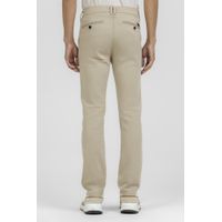 Calça em Sarja Slim K&J Bege CL001070