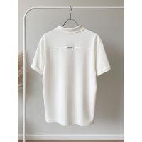 Camiseta Polo Malha Textura Jaquard Off K&J PO24502