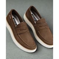 Mocassim Ferracini Prisma c/ Gravata Café 7270