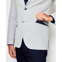 Blazer em Malha Cotton Resumo Cinza 1689