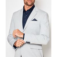 Blazer em Malha Cotton Resumo Cinza 1689