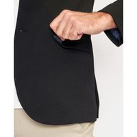 Blazer em Malha Cotton Resumo Preto 1689