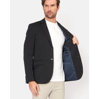Blazer em Malha Cotton Resumo Preto 1689