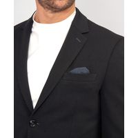 Blazer em Malha Cotton Resumo Preto 1689