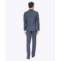 Traje Costume Teselli PV Com Elastano Fio Tinto Azul