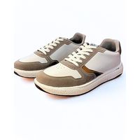 Tênis Casual Br Sport Solado Boost Branco/Camel 2297102