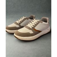 Tênis Casual Br Sport Solado Boost Branco/Camel 2297102