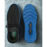 Tênis Ferracini Elektra Knit Colors Preto/Azul 9248