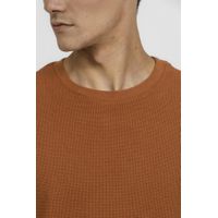 Blusão em Malha Slim K&J Ocre MA24026