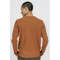 Blusão em Malha Slim K&J Ocre MA24026