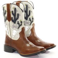 Bota Feminina Texana Tucson - Napa Sand - Solado Flor