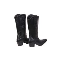 Bota Feminina Texana Tucson - Couro Napa Preto - Solado P51 Liso Preto