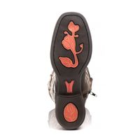 Bota Feminina Texana Tucson - Couro Euro Texas Havana - Solado Flor 