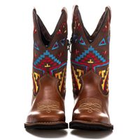 Bota Texana Infantil Tucson - Couro Firenze Caramelo - Tucson Kids