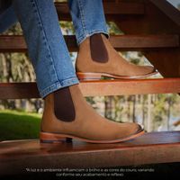 Bota Chelsea Duke Taupe