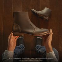 Bota Masculina London Conhaque