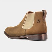 Botina Chelsea Strong Camurça Taupe