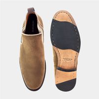 Botina Chelsea Strong Camurça Taupe
