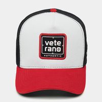 Boné Trucker Brave Branco, Vermelho e Azul