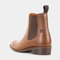 Bota feminina Chelsea Duquesa Caramelo