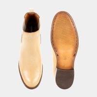 Bota feminina Chelsea Duquesa Marfim
