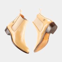 Bota feminina Chelsea Duquesa Marfim