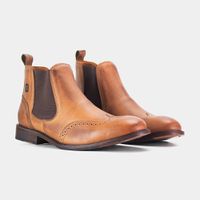 Botina Chelsea Brogue Whisky