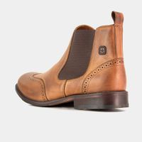 Botina Chelsea Brogue Whisky