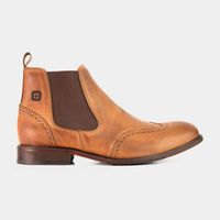 Botina Chelsea Brogue Whisky