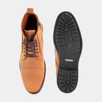 Coturno em couro premium Maverick Amarelo Selvagem