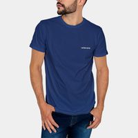 Camiseta Básica Masculina Veterano Azul