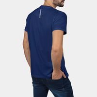 Camiseta Masculina Respeita o Agro Veterano Azul