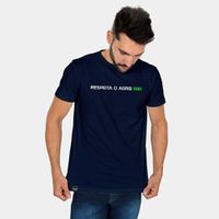 Camiseta Masculina Respeita o Agro Veterano Marinho