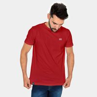 Camiseta Masculina Shortcut Veterano Vermelho