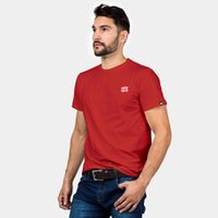 Camiseta Masculina Shortcut Veterano Vermelho