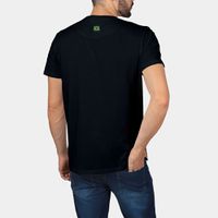 Camiseta Masculina O Agro Não Para Veterano Preto