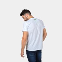 Camiseta Masculina O Agro Não Para Veterano Branco