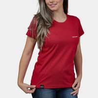 Camiseta Básica Feminina Veterano Vermelho