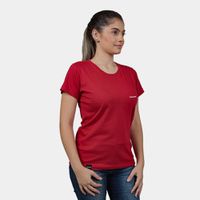 Camiseta Básica Feminina Veterano Vermelho