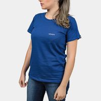 Camiseta Básica Feminina Veterano Azul