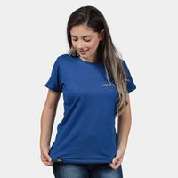 Camiseta Básica Feminina Veterano Azul