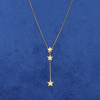 Gargantilha em Ouro 18k com Estrelas